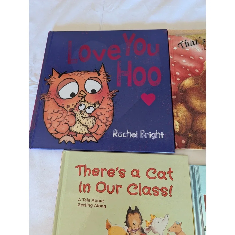 4 Kids Hardcover Book Lot | Pete the Cat,‎ Love You Hoo | Preschool Kindergarten